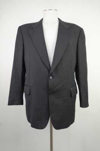 Emilio Pucci, EMILIO PUCCI FLORENCE BLAZER JACKET MEN SIZE L GRAY WOOL VISCOSE VINTAGE
