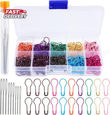 Stitch Markers, 300 Pcs Crochet Markers, Metal Stitch Markers for Crocheting, Cr