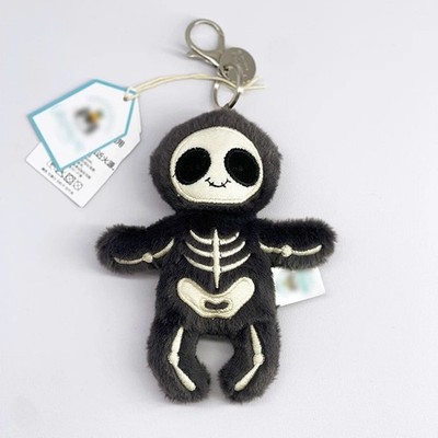 Skeleton Bob Bag Charm Fun Spooky Halloween Plush Keychain Doll Toys