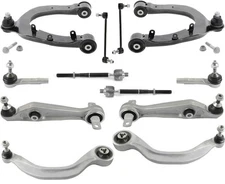 Front Upper & Lower Arms W/ Ball Joints Tie Rods & Links For Tesla 3 2017-2023