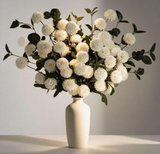 10pcs Long Stem Artificial Flowers with Eucalyptus for Vase,20" Tall Fake Sil...