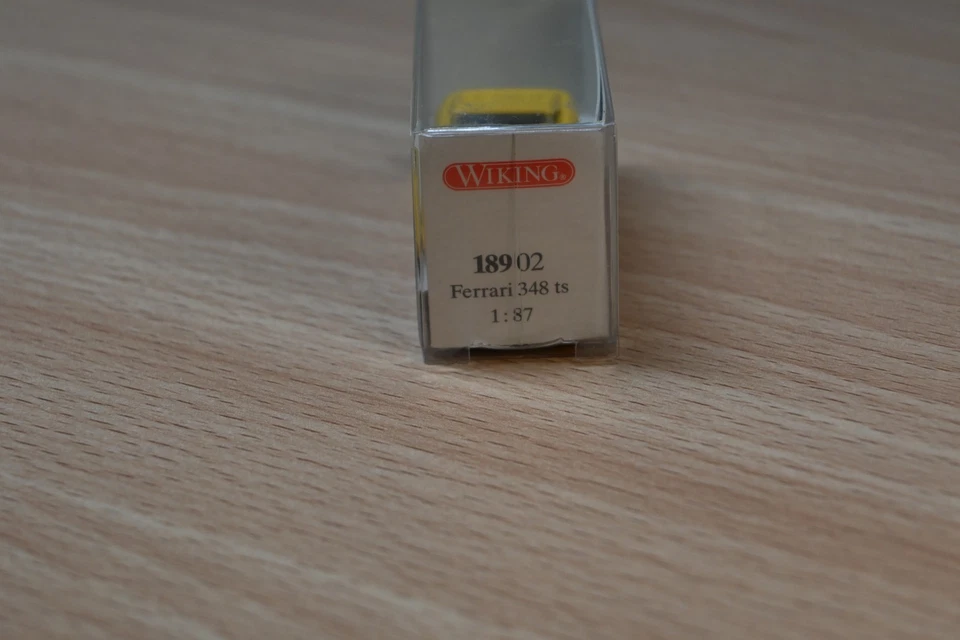 Wiking #18902 1/87 HO Scale - Yellow Ferrari 348 ts - Image 2 of 2