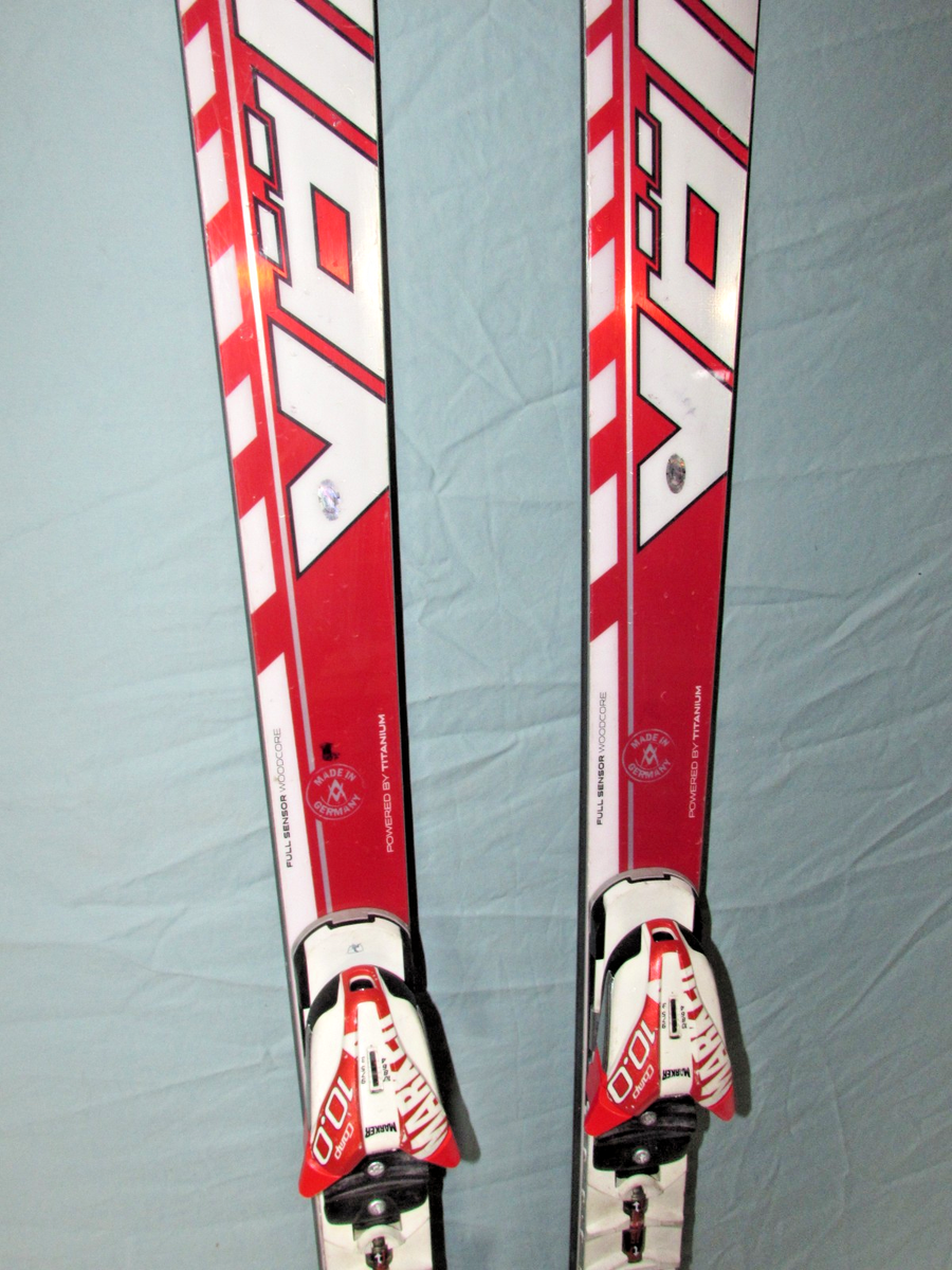 Volkl Racetiger UVO World Cup GS jr race skis 176cm w Marker COMP