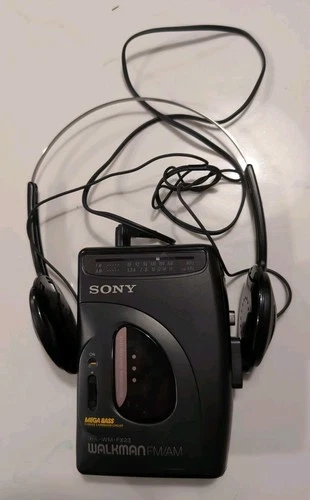 Vintage Sony WM-FX23 FM/AM Cassette Walkman • Mega Bass Partial Working