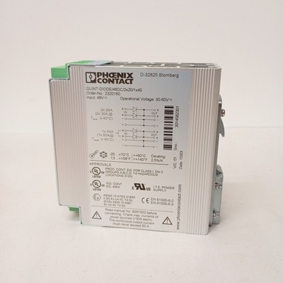 NEU Phoenix Contact QUINT-DIODE 48DC 2x20/1x40 Redundanzmodul 2320160 D-32825
