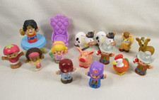 Fisher Price Little People Lot Figures Farm Animals Cowboy Girls Wonder Woman