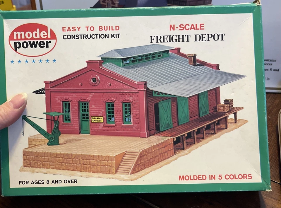 4 Model Power Wathers Dioramas #D1 N Scale Housing Depot Platform Shelters C-7 - Image 2 of 4