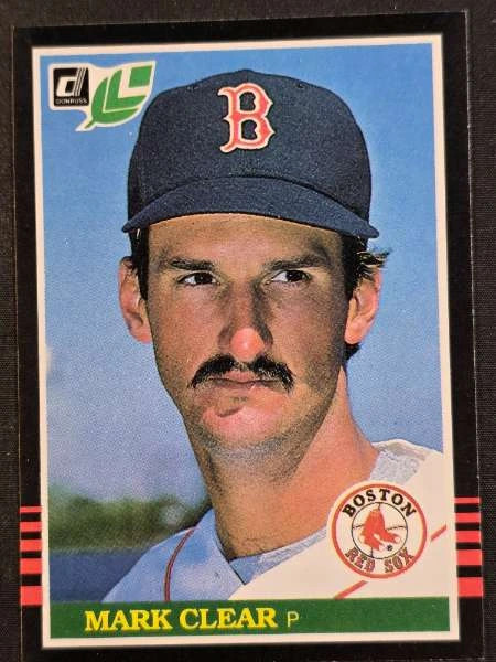 Mark Clear 32 1985 Leaf 1:50 Variant LP Sports Card