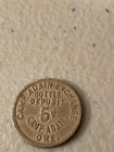 Camp Adair Exchange Oregon Bottle Deposit Board Fiber Token 5 Cents — photo 2