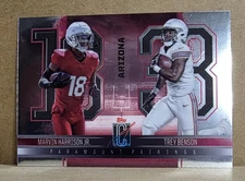 2024 Topps Signature Class Paramount Pairings Marvin Harrison Trey Benson PP-18