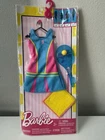 Mattel Barbie Tennis Outfit Sealed Package 2016 Dress Racket + Towel