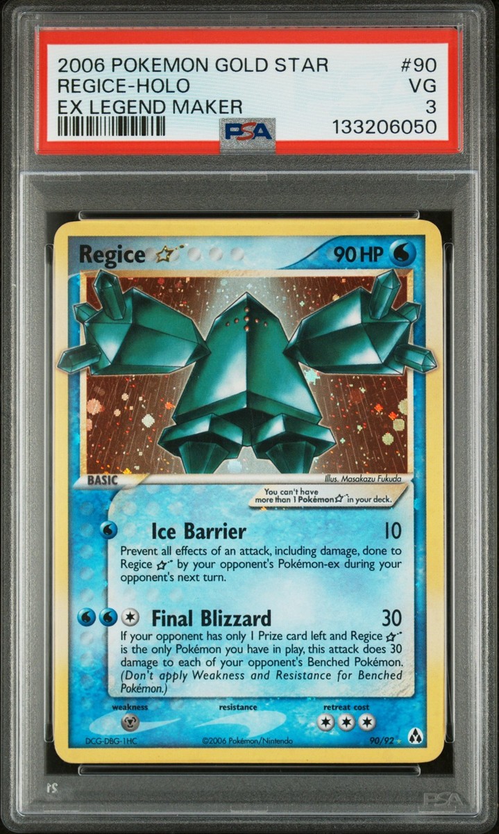 Regice Star 90/92 Legend Maker Holo for sale online | eBay