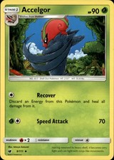 Accelgor Normal Uncommon SM - Crimson Invasion 9/111 NM