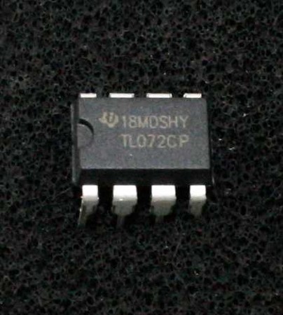 TL072CP JFET Op. Amplificador, Vs=30v, Ios=200pA, Is=10mA, Offset =10mV, - Imagen 1 de 1