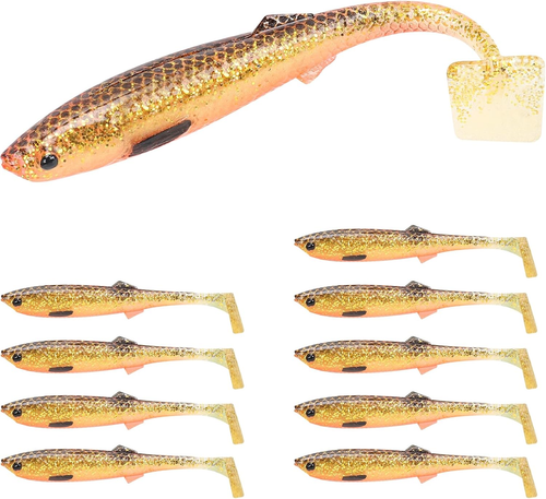 Easy Catch Pre-Rigged Soft Lures, Unique Vibrating Swim Action and Trembly Sinki - Picture 7 of 35