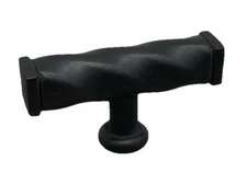 Brainerd 2-1/2” Twisted T-knob Wrought Iron Lot Of 3 {29}