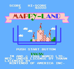 Mappy-Land - NES [Cartridge Only]