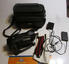 JVC GR -SXM240 Super VHS Video Camera 600x Digital Zoom Batteries In Safe Mode