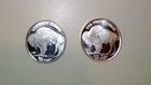 ​(2) 1/10 oz .999 Fine Silver Buffalo Rounds Indian Head Fractional Bullion Lot