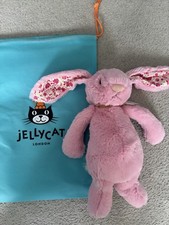 Jellycat Blushkin Blossom Luxe Bunny (UK release) Genuine with tags and dustbag