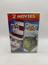 Dr. Seuss' How The Grinch Stole Christmas / The Cat In The Hat DVD New Sealed