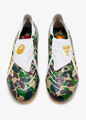 Bape x adidas Predator Elite FG Camo Firm Ground Boots Soccer Men