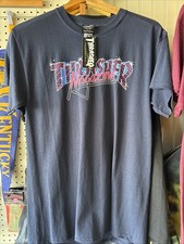 Thrasher Magazine VICE LOGO Skateboard T Shirt NAVY BLUE NEW W/ TAGS Skate 80s M