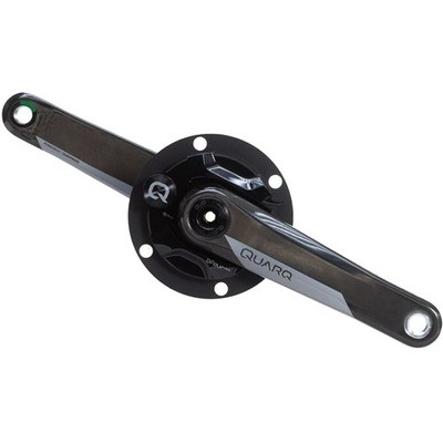 Quarq DFOUR91 110mm Crankset BB30 175mm Power Meter Black