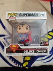 Superman Funko Pop! #278 Deluxe Jim Lee DC Collection GameStop Exclusive