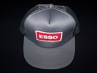 Esso Gas & Oil Vintage Snapback 1980s hat mesh back truckers cap