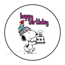 30 HAPPY BIRTHDAY ENVELOPE SEALS LABELS STICKERS PARTY FAVORS 1.5" ROUND