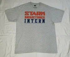 "Marvel" "Stark Industries Intern"- Men's T-Shirt - Size Large