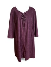 Tiana B size 16 W purple lace front dress 