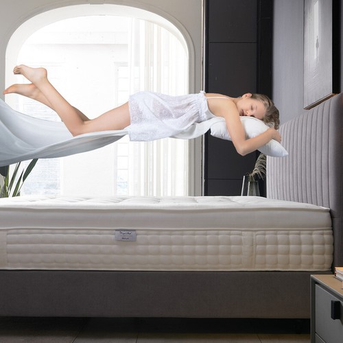 Royal Sleep QUEEN KING DOUBLE SINGLE Mattress Bed Plush Pillow Top Memory Foam - Picture 6 of 66