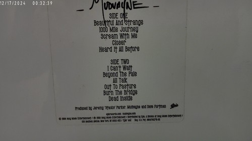 Mudvayne Self Titled Vinyl Record New Sealed 2009 Sony Music with Blacklight Art - Imagen 4 de 4