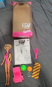 flip n dive barbie doll 1997
