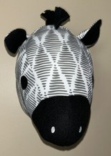 Nojo Zebra Head Wall Decor Nursery Child's Room Fabric