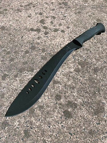 OX HEAD KUKRI KNIFE – STAINLESS STEEL BLADE W/ SHEATH 18.5" CAMPING TOOL - Picture 2 of 9