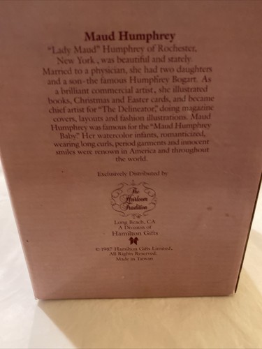 Maud Humphrey Bogart Figurine Cleaning House #13498 W/Cert Of Auth NEW In Box - Imagen 7 de 10