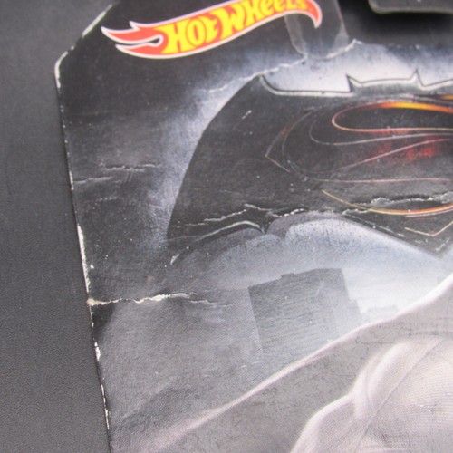 Hot Wheels Rockster, Batman V Superman Diecast, Sealed * Damaged Package - Picture 10 of 13