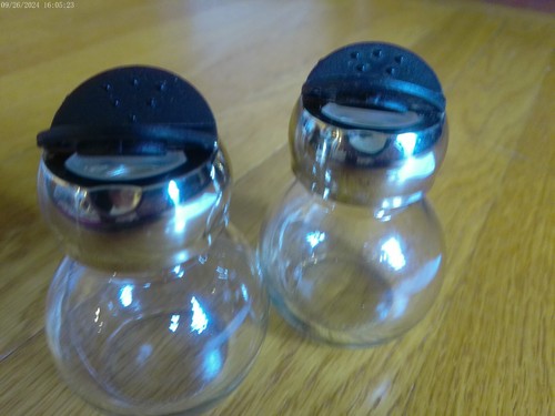 Replacement Spice Jar Round Sphere Glass Base Split Top Olde Thompson FREE SHIP! - Picture 10 of 16