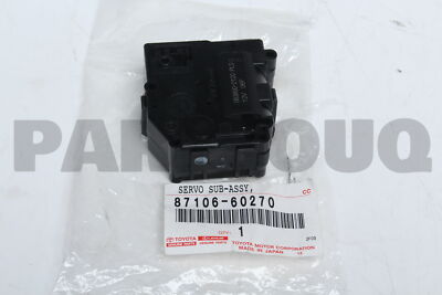 8710660270 Genuine Toyota DAMPER SERVO SUB-ASSY, AIR CONDITIONER