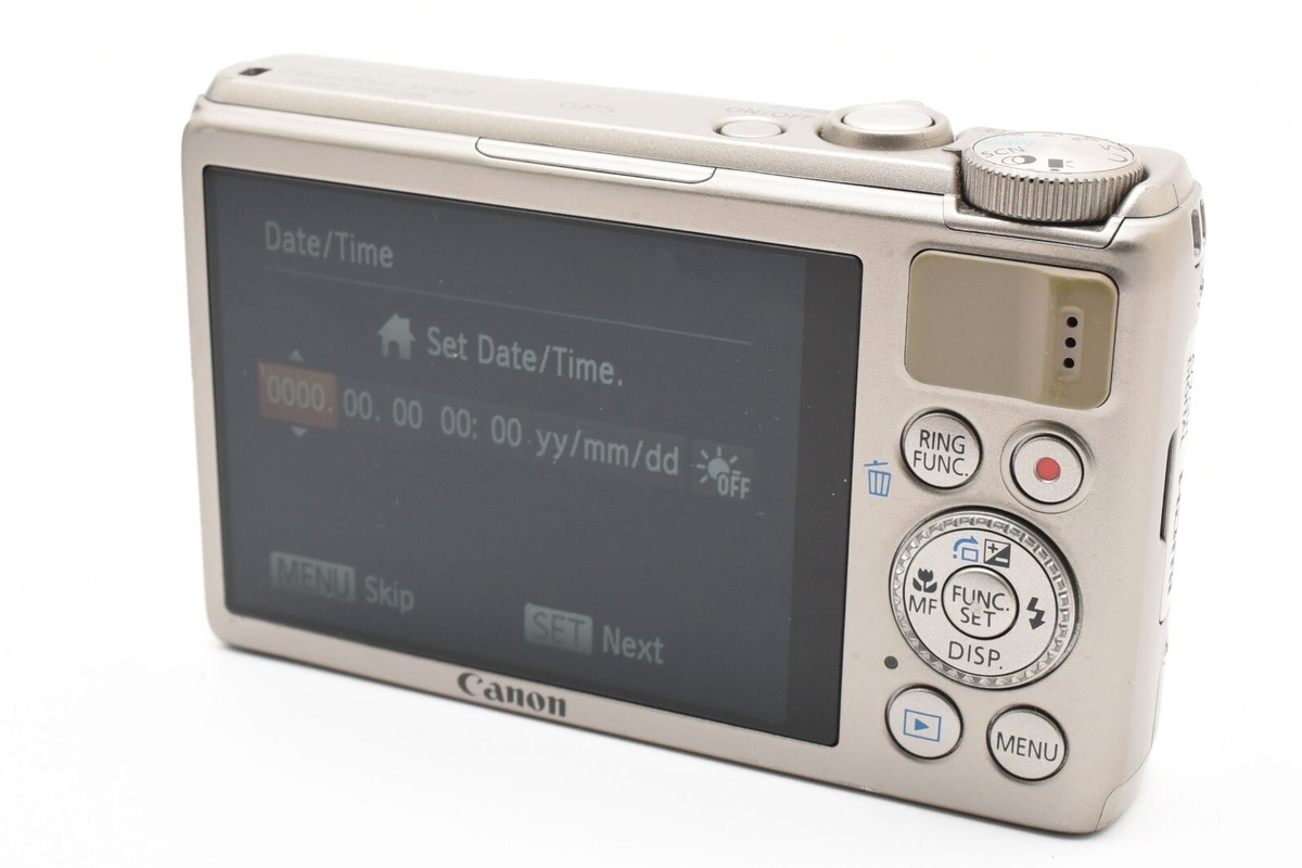 Canon PowerShot S100 12.1MP Digital Compact Camera Silver
