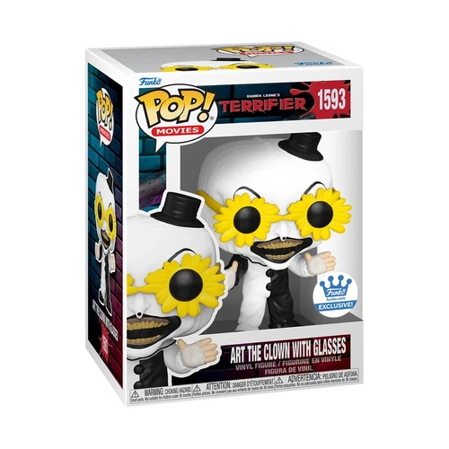 POP! Movies: Terrifier - Art the Clown with Glasses w/Protector (Arriving Soon!)