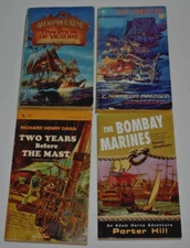 Classic British Naval Ships PB Book Lot of 4 Alex Kent, Porter Hill, Parkinson++