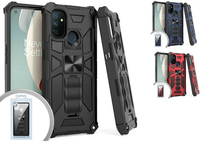For OnePlus Nord N100 (BE2013) Machine Kickstand Case Phone Cover 