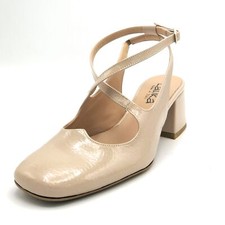 Latika 5333/28 decollete pelle naplak rosa nude cinturino tacco T 5cm