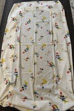 Vintage Disney Mickey Minnie Mouse Balloons Crib Toddler Fitted Sheet Bedding