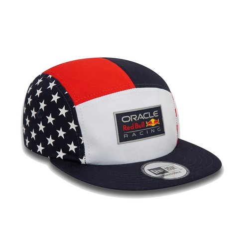 New Era Cap Oracle Red Bull F1 Formula One Team USA Miami GP Camper 5 Panel Hat - Picture 2 of 6