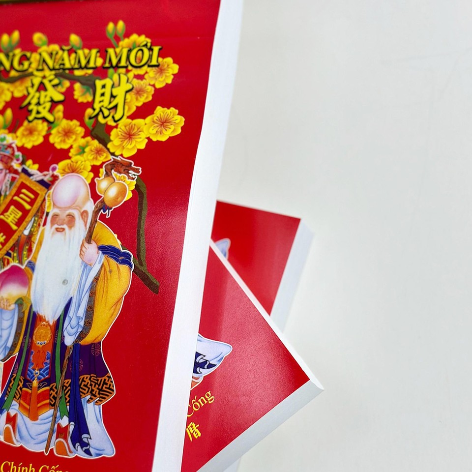 Vietnamese Daily Calendar 2025 Wall Mounted Monthly Calendar Tearable
